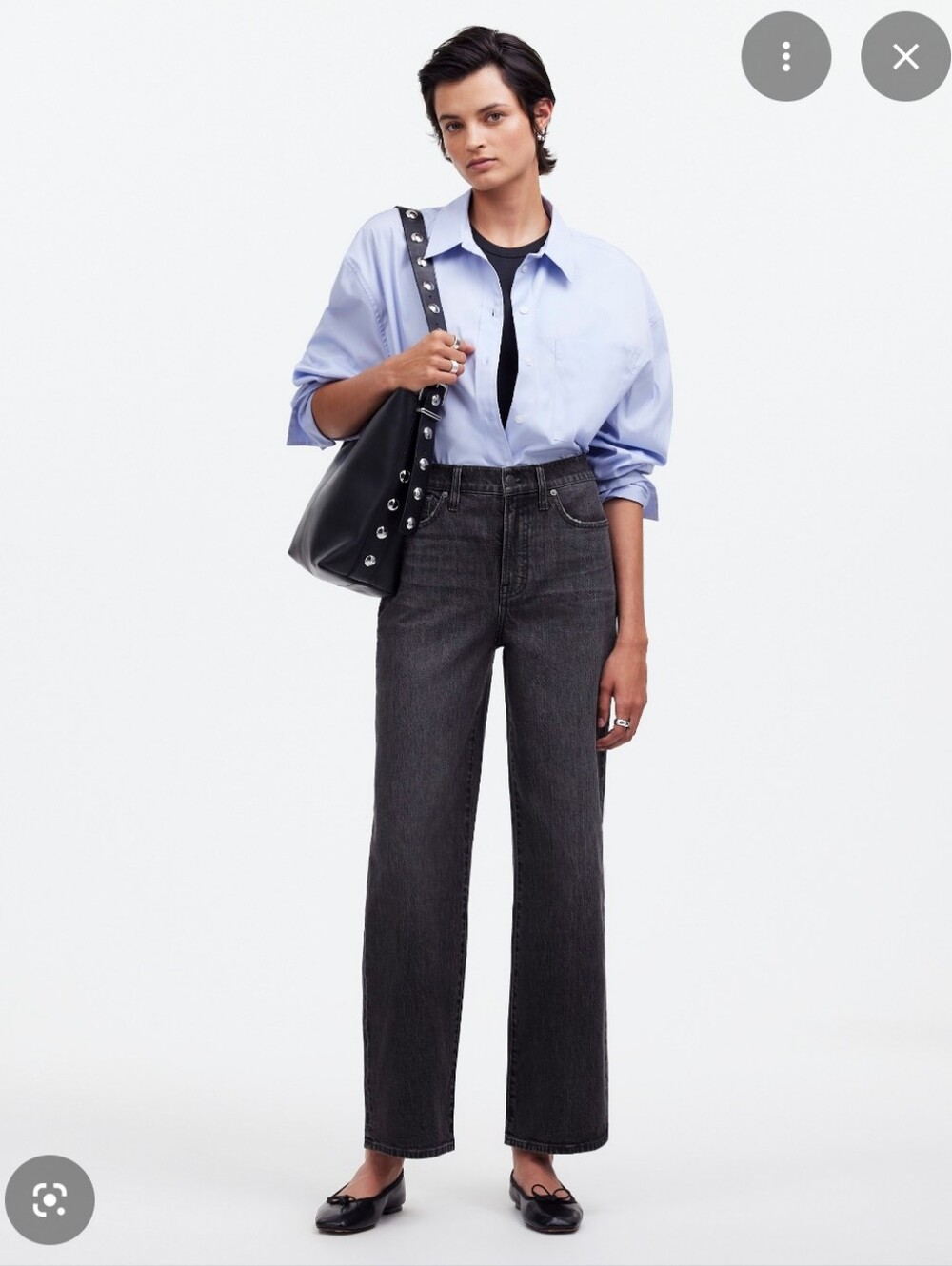 Madewell The Perfect Vintage Wide Leg Crop Jean